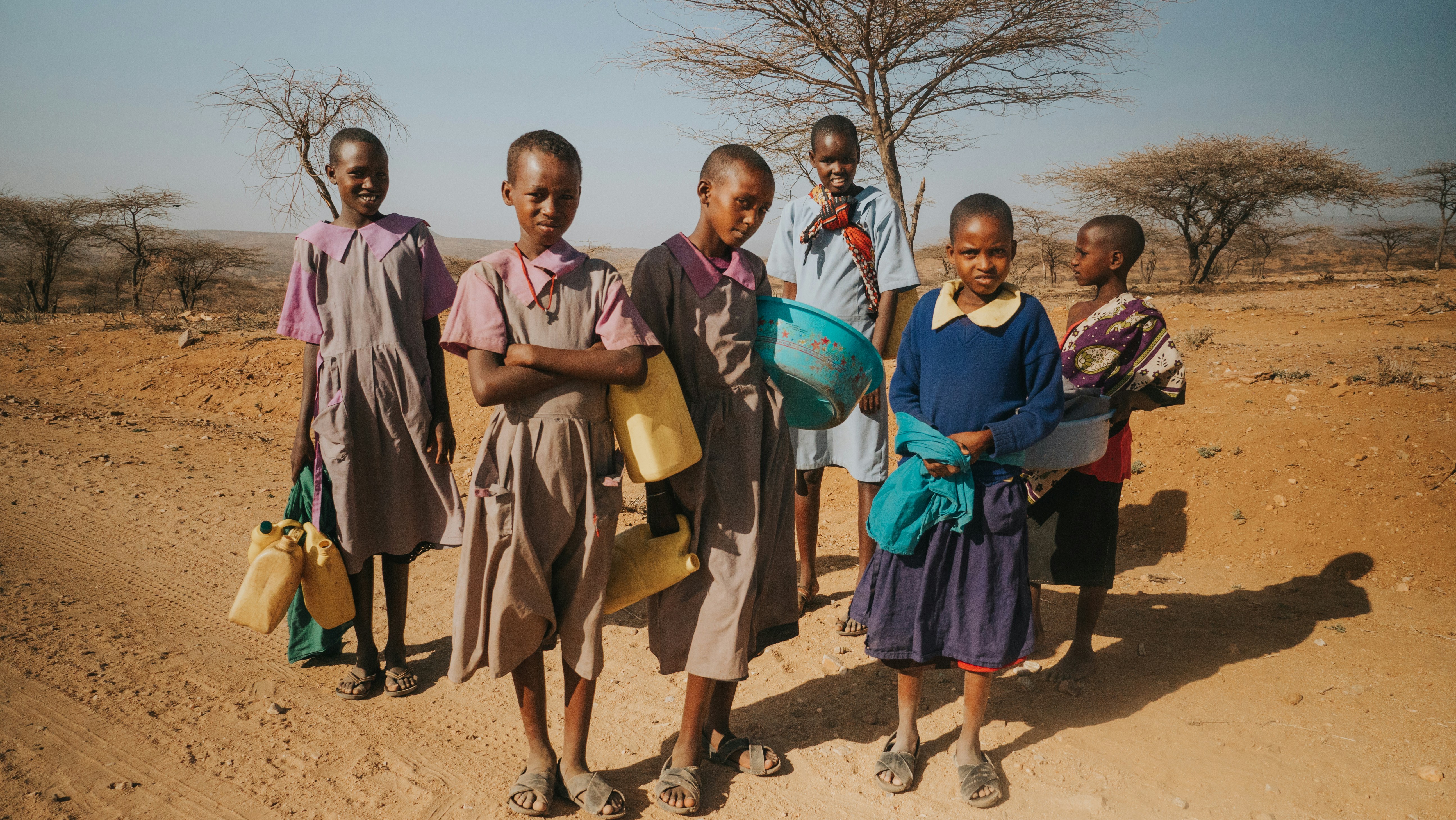 A young woman receiving health education supplies